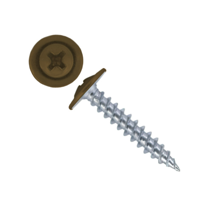 Саморез ПШ 4,2х25 (500шт) шлиц PH2 RAL 1036