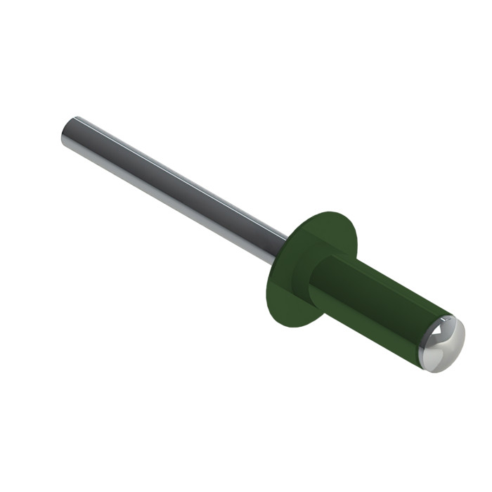 Заклёпка вытяжная Daxmer 3,2х8 RAL 6002 (20х1000шт) ал/ст