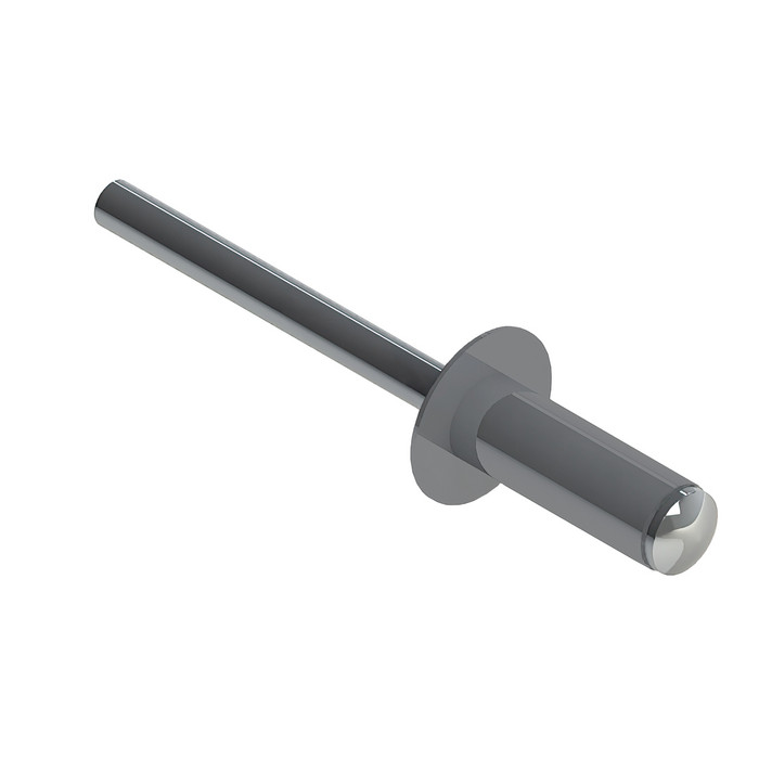 Заклёпка вытяжная Daxmer 4,8х12 RAL 7004 (500шт) нерж/нерж